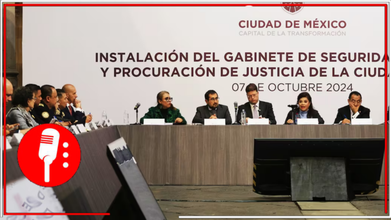 Clara Brugada instala el nuevo Gabinete de Seguridad y Justicia en la CDMX