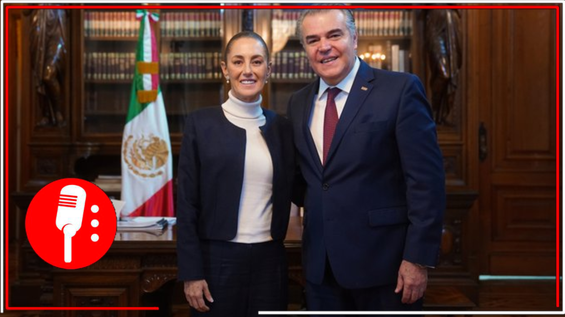 Claudia Sheinbaum sostiene su primera reunión como Presidenta con Francisco Cervantes, director del CCE