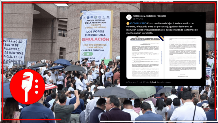 Trabajadores golpistas levantan paro ante la inminente elección popular que les arrebatará el control de la impartición de justicia