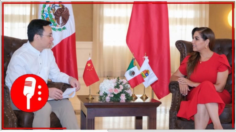 Mara Lezama, gobernadora de Quintana Roo, afianza relación con el embajador de China para impulsar el turismo y el comercio en el estado