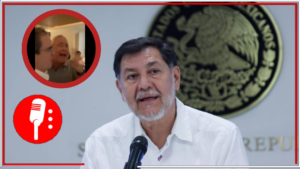 Carlos Velázquez de León Obregón se disculpa con Noroña tras agredirlo en el AICM