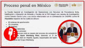 Pablo Gómez expone la trama corrupta de García Luna; destaca que México recuperará más de 2 MDD