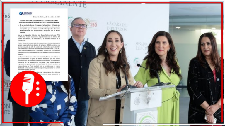 PAN intenta bloquear la voluntad popular con acusaciones infundadas contra Sheinbaum