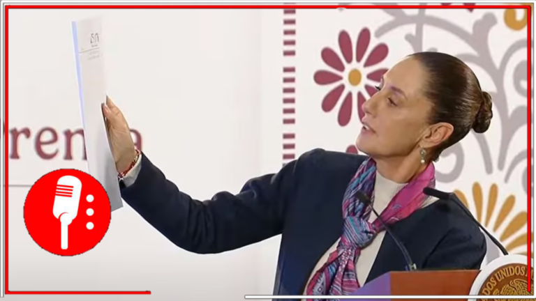 Claudia Sheinbaum expone la inválida notificación enviada por Nancy Juárez, en el que, con un QR eliminado, deja sin efecto su propia resolución improcedente