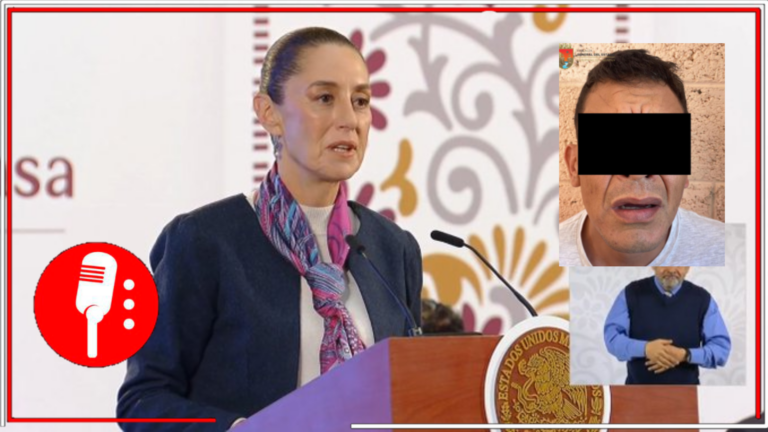 Claudia Sheinbaum reconoce la labor de la FGE de Chiapas por la captura del presunto autor material del homicidio de Marcelo Pérez Pérez