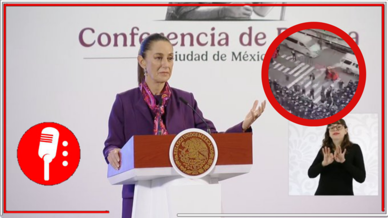 Claudia Sheinbaum aclara &#8220;encapsulamiento&#8221; de manifestantes en el Autódromo Hermanos Rodríguez durante la llegada de pilotos de Fórmula 1