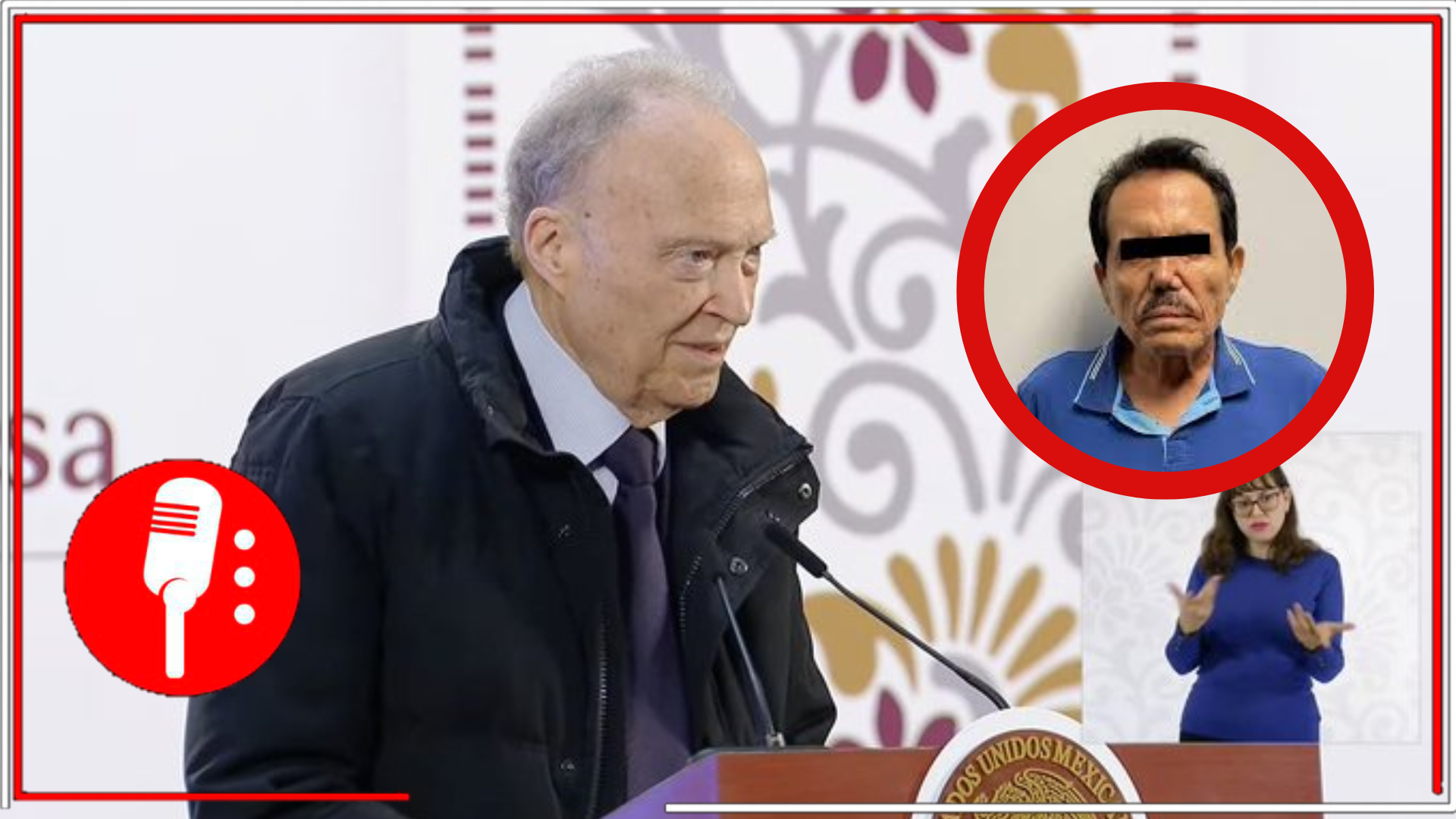 Gertz Manero confirma secuestro de ‘El Mayo’ Zambada y pide a Estados Unidos datos claves para la investigación