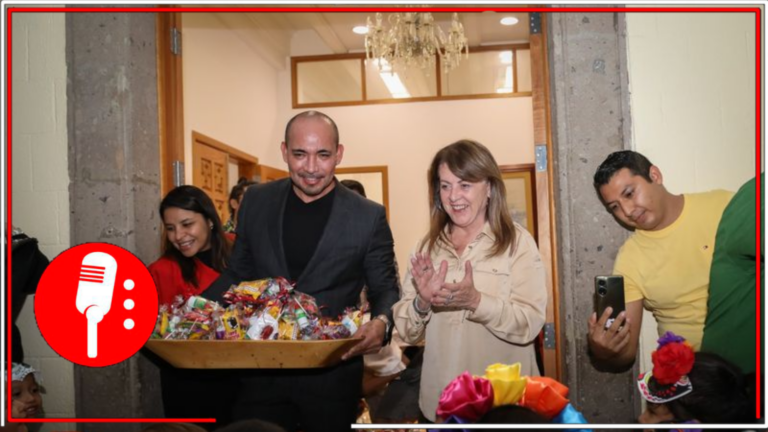Margarita Saravia abre las puertas de Palacio de Gobierno para que niños y niñas acudan a pedir calaverita