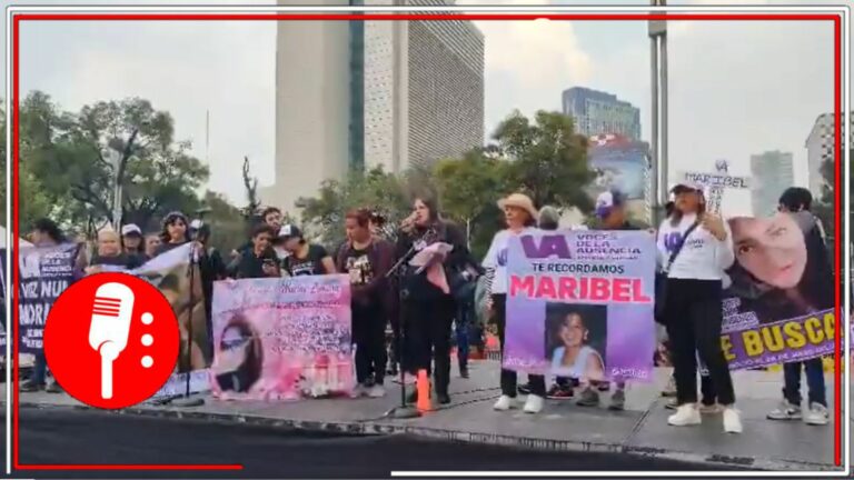 Manifestantes se reúnen en el centro de la CDMX para pedir justicia por feminicidios