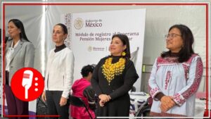 La Presidenta Claudia Sheinbaum visitó la alcaldía Iztapalapa durante las inscripciones al Programa Mujeres Bienestar