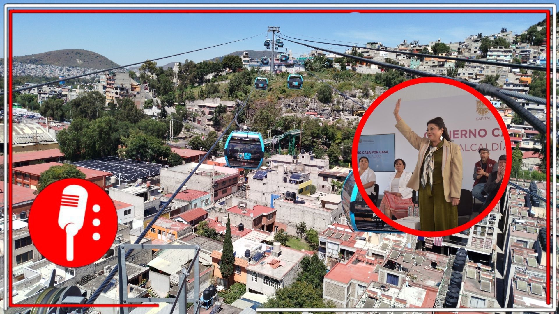 La jefa de Gobierno de la CDMX anunció una nueva línea del cablebús que conectará Ajusco con Ciudad Universitaria