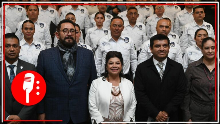 La jefa de Gobierno de la CDMX celebra el 105 aniversario de la Policiá de Investigación de la FGJ