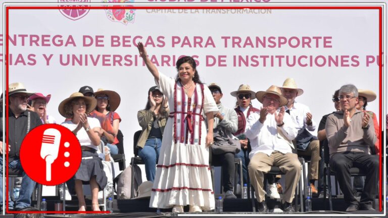La jefa de Gobierno del CDMX inicia programa de becas de transporte para estudiantes universitarios
