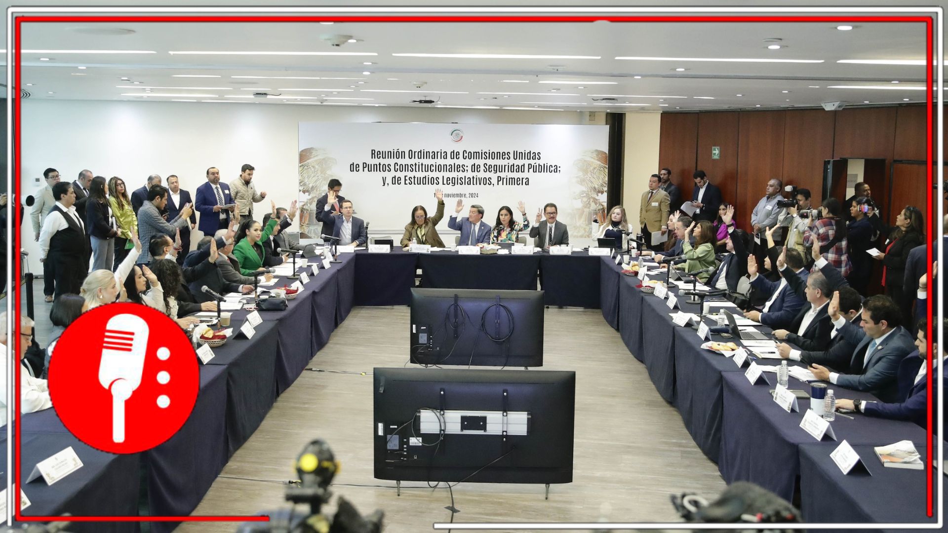 Senado aprueba en Comisiones reforma constitucional en materia de seguridad pública