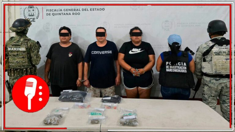 FGE de Quintana Roo, Guardia Nacional y Marina detienen a ocho integrantes de un grupo delictivo