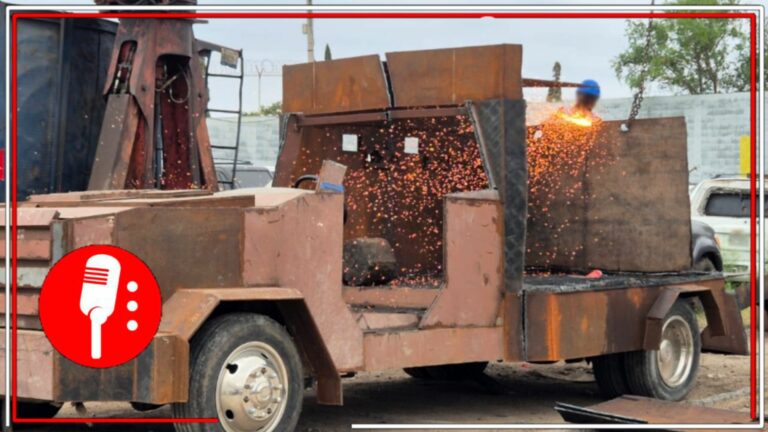 FGR destruye 33 vehículos blindados &#8220;monstruos&#8221; asegurados en Tamaulipas