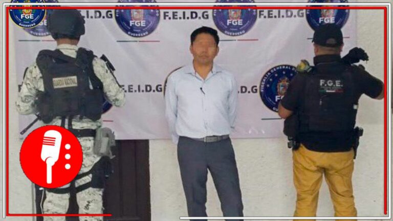 FGEGuerrero detiene a Germán &#8220;N&#8221; por presunta participación en el homicidio del exalcalde de Chilpancingo