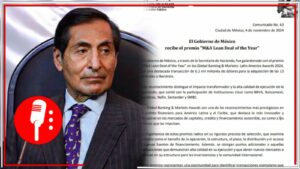 En el exterior reconocen el rescate energético de México y premian con el &#8220;M&amp;A Loan Deal of the Year&#8221; a la Secretaría de Hacienda tras la adquisición de las plantas Iberdrola