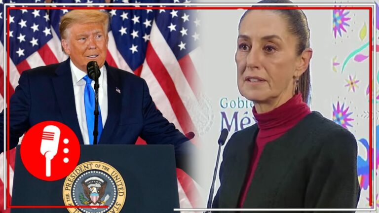 Trump aumenta su bravuconearía previo a la elección y amaga a la Presidenta Sheinbaum con aumentar aranceles de productos mexicanos
