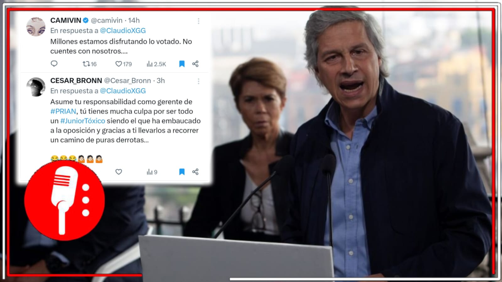 Millones disfrutamos lo votado, no cuentes con nosotros: el pueblo batea al magnate Claudio X. González, que tras perder el control del PJ, pide redoblar esfuerzos contra la 4T