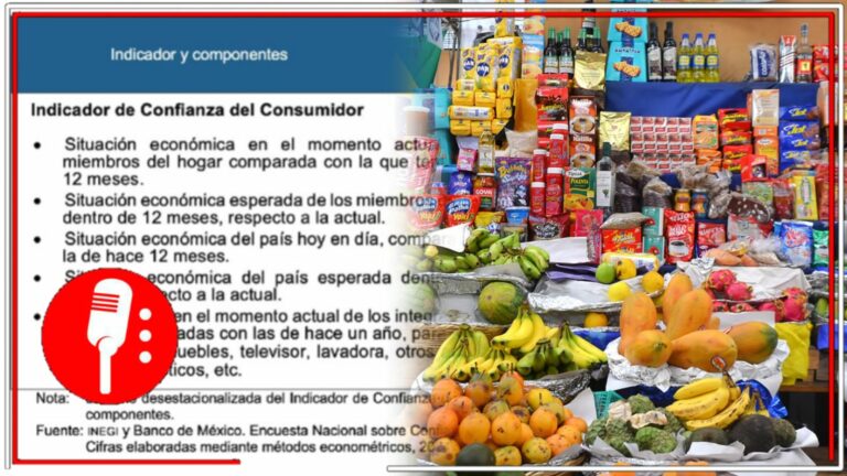 El segundo piso de la 4T genera aún más esperanza: El INEGI informa que el indicador de confianza del consumidor aumentó; mencionan que la economía mejoró