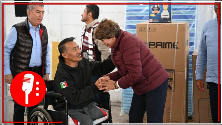 En Edomex saben servir al pueblo: La gobernadora Delfina Gómez entrega enseres domésticos y electrodomésticos a familias de Chalco
