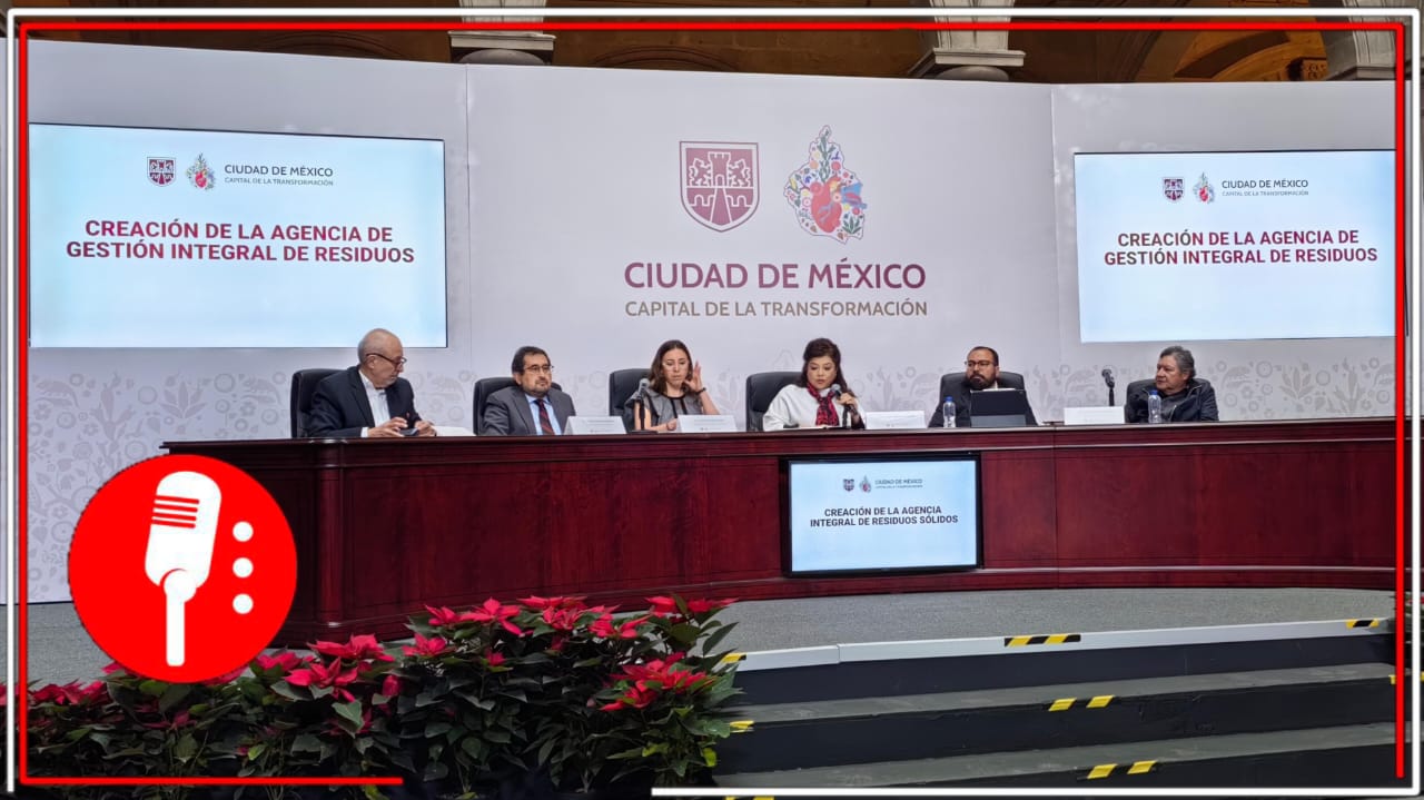 Clara Brugada presentó la Agencia de Gestión Integral de Residuos (AGIR), la cual tiene como objetivo revalorizar los desperdicios