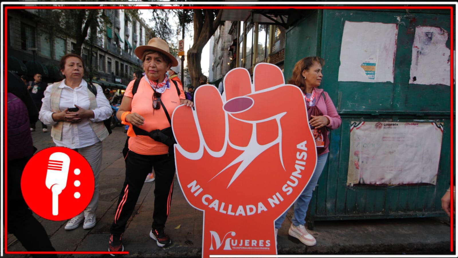 Ni calladas ni sumisas, mujeres concluyen manifestaciones por el 25N en la Ciudad de México