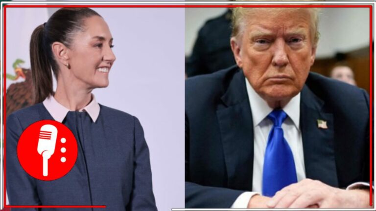 Tal y cómo se lo advirtió Sheinbaum, declaraciones de Trump provocan caída de acciones en EEUU