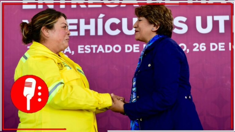 Histórica inversión en EdoMex, Gobernadora Delfina Gómez entrega maquinaria para bacheo y reencarpetado