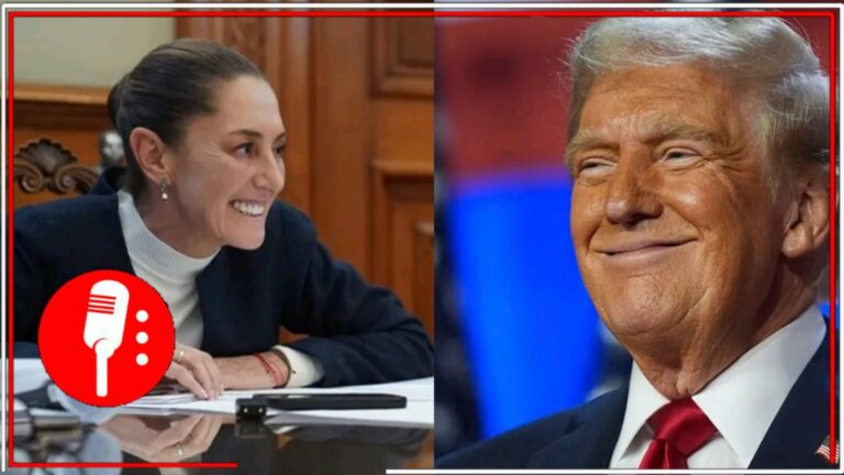 Niega Sheinbaum cierre de frontera ante insistencia de Trump; la presidenta de México propone tender puentes entre los pueblos