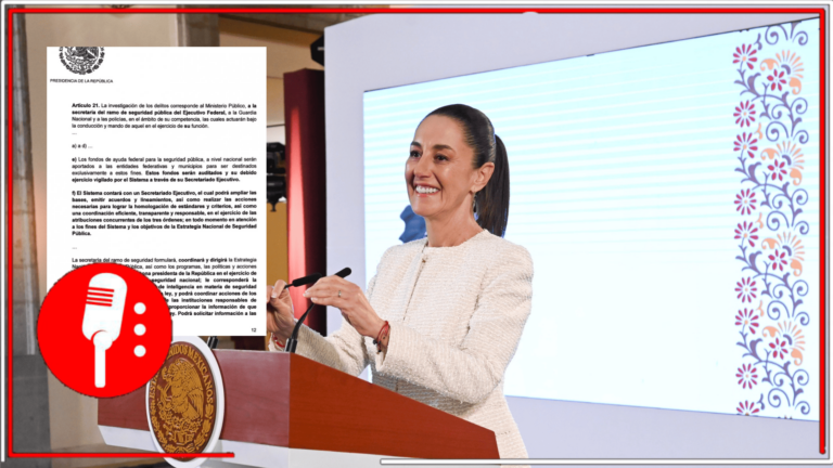 Sheinbaum propone fortalecer a la Secretaría de Seguridad Pública con mayor capacidad de investigación y coordinación nacional