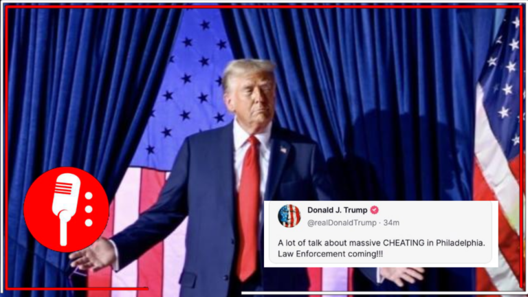Donald Trump, candidato republicano, denuncia supuesto fraude en Pensilvania durante las elecciones