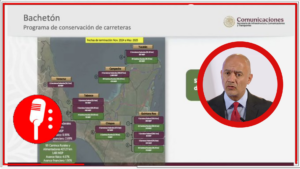 Jesús Antonio Esteva Medina explica la estrategia de rehabilitación y conservación de carreteras en todo el país