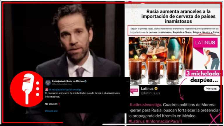 Embajada de Rusia en México desmiente a Latinus por acusaciones de influencia del Kremlin en Morena