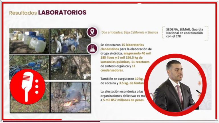 Omar García Harfuch presenta avances de estategia de seguridad, resultando en 3,015 detenidos y laboratorios destruidos en primeros 39 días de gobierno