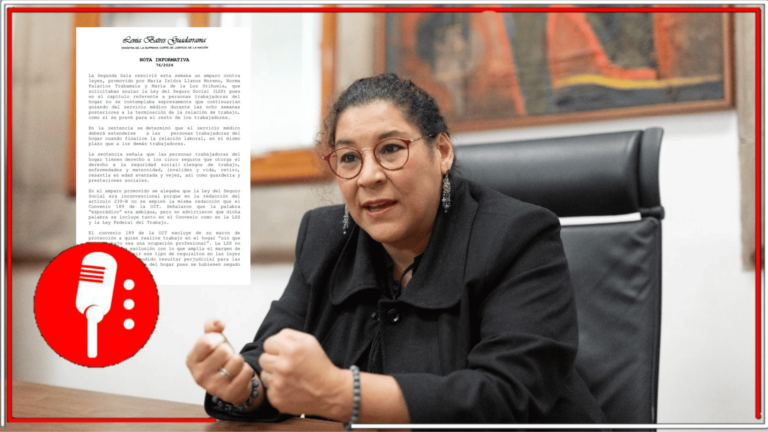 Lenia Batres aclara sentencia sobre trabajadoras del hogar tras nota falsa y tendenciosa