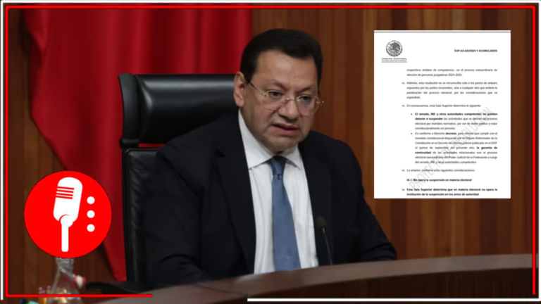 El magistrado del TEPJF, Felipe Fuentes, presentará proyecto que declara inviable suspender el proceso electoral extraordinario para jueces y ministros de la SCJN