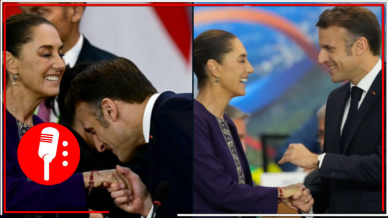 Claudia Sheinbaum y Emmanuel Macron estrechan lazos al inicio del G20 en Río de Janeiro