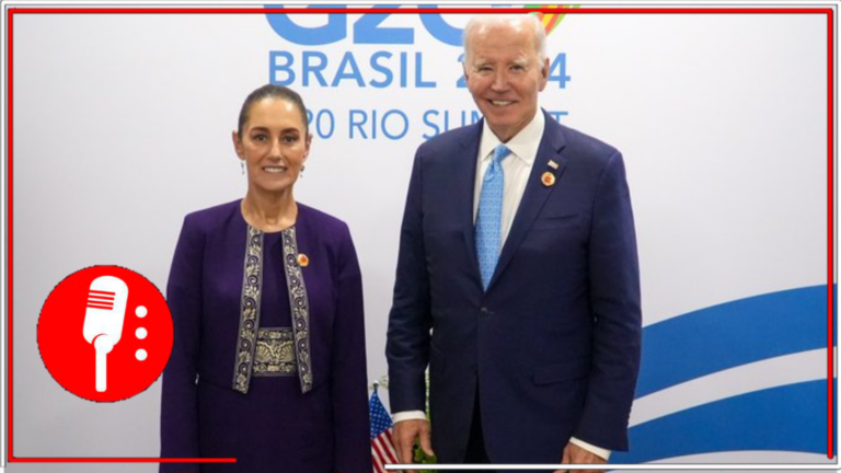 Claudia Sheinbaum y Joe Biden sostienen su primera reunión en el marco del G20