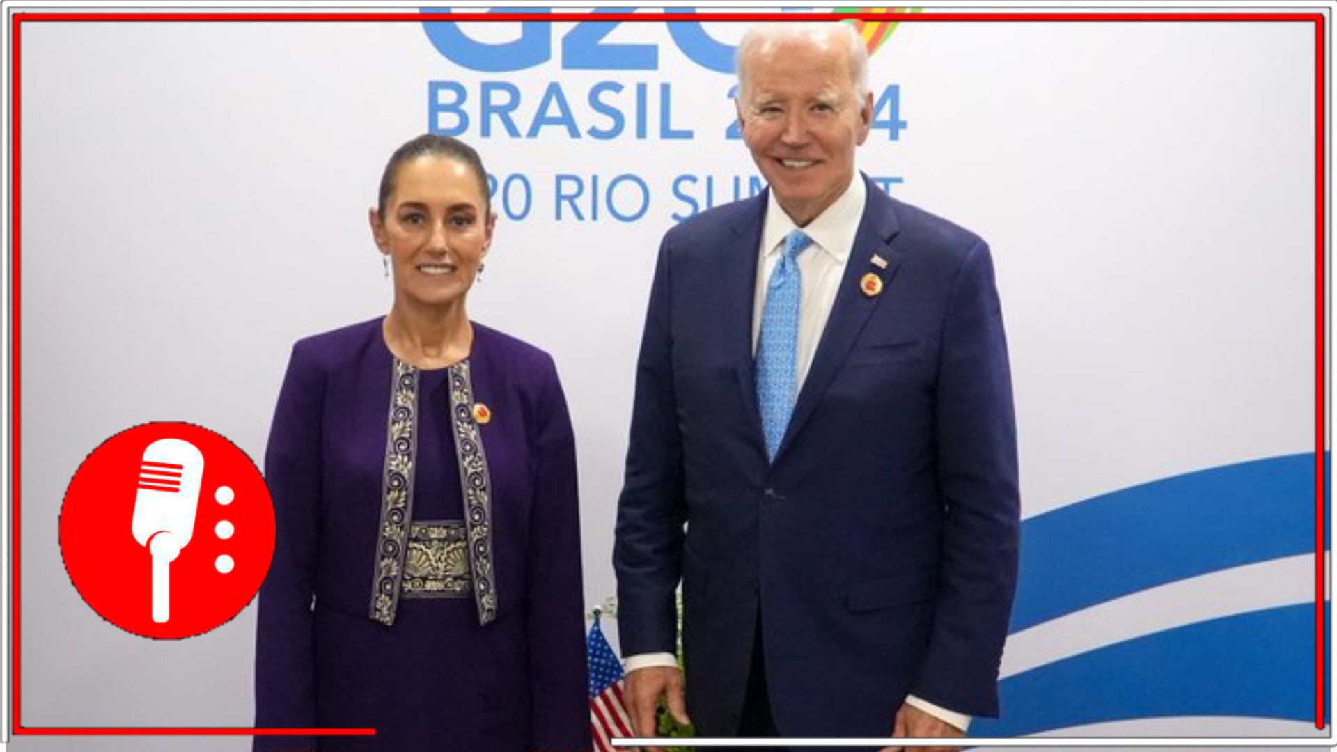 Claudia Sheinbaum y Joe Biden sostienen su primera reunión en el marco del G20