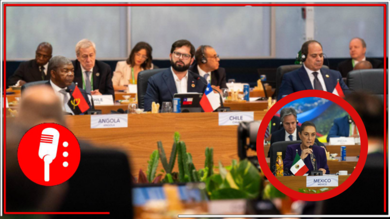 Gabriel Boric, presidente de Chile, reconoce aportación de Claudia Sheinbaum sobre justicia social en el G20