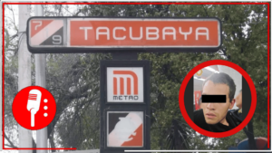 Detienen a hombre en la estación del metro Tacubaya después de que atacara a cuatro personas con un objeto punzocortante