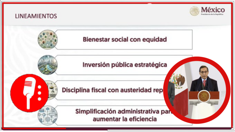 Sheinbaum y Ramírez de la O presentan detalles del Presupuesto de Egresos de la Federación 2025