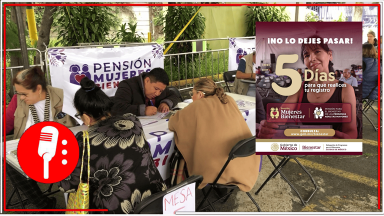 Inicia la recta final para registrarse en los programas Pensión Mujeres Bienestar y Pensión Bienestar para Adultos Mayores