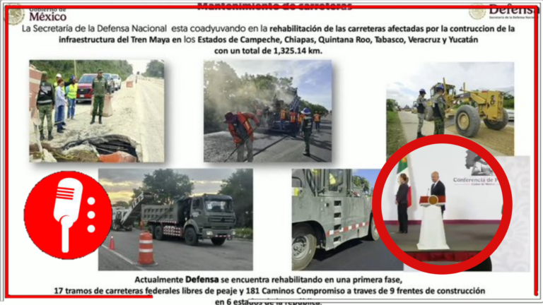 Jesús Esteva Medina presenta avances de la reahbilitación de carreteras e informa el progreso del programa Bachetón