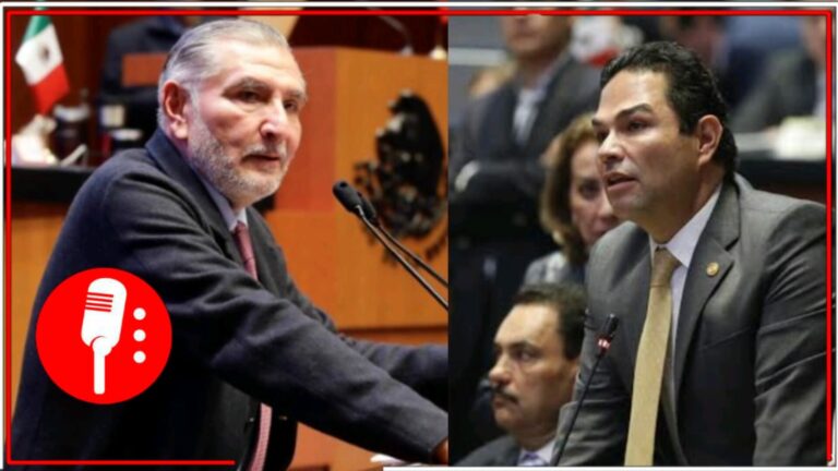 Desesperados, panistas reaccionan violentamente contra senadores de Morena, Adán Augusto López Hernández evita ataque contra Yunes Márquez