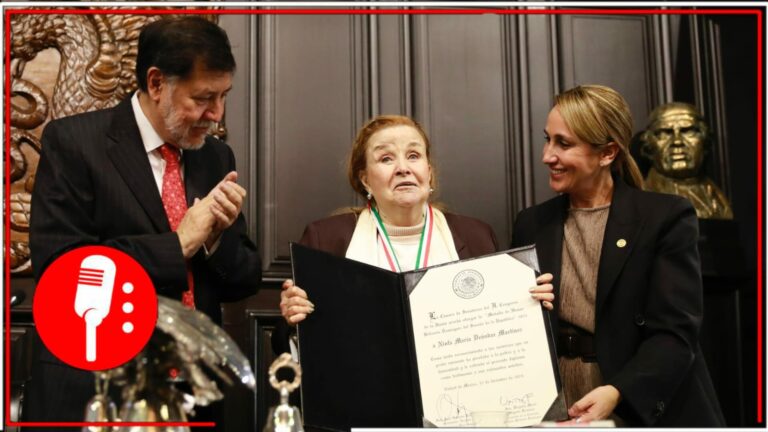Entregan Medalla Belisario Domínguez a periodista tamaulipeca Ninfa María Deándar Martínez