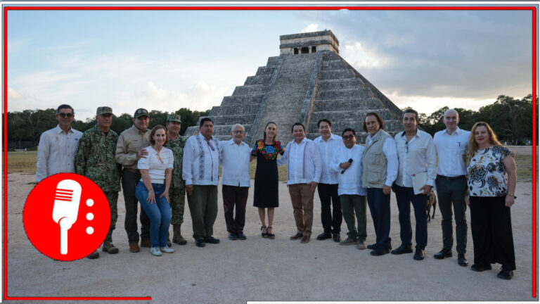Inicia Presidenta Sheinbaum gira por la península de Yucatán con foto en Chichén Itzá