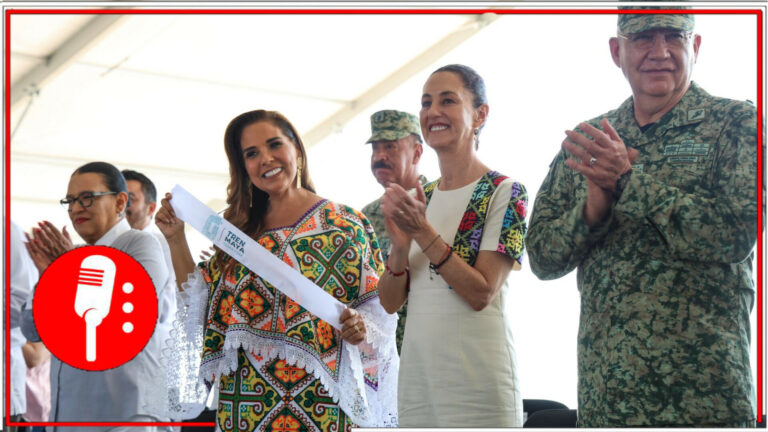 Presidenta Claudia Sheinbaum celebró el primer año del Tren Maya inaugurando los tramos 6 y 7